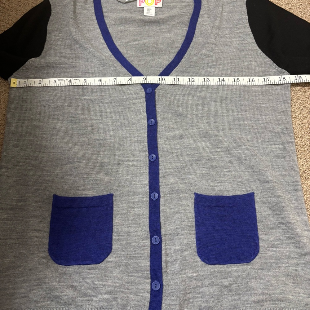 Clements Ribiero Pop Wool Woolmark Cardigan - Picture 8 of 8
